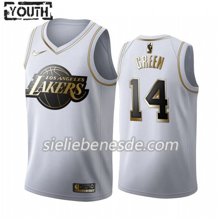 Kinder NBA Los Angeles Lakers Trikot Danny Green 14 Nike 2019-2020 Weiß Golden Edition Swingman